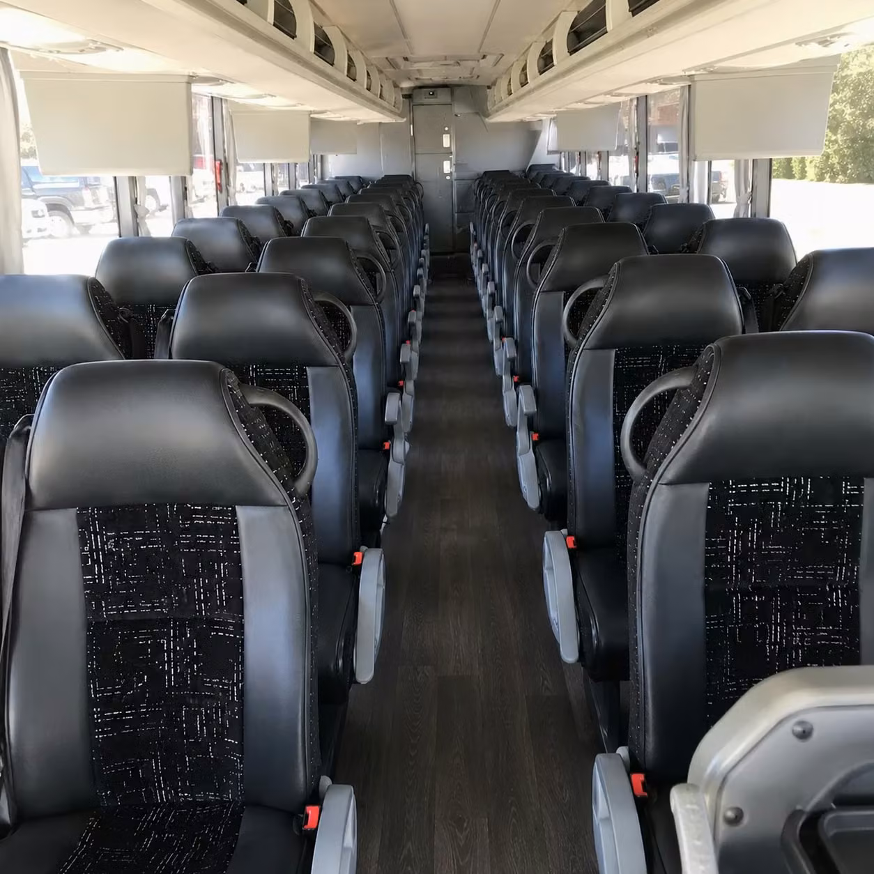 concord charter bus interior
