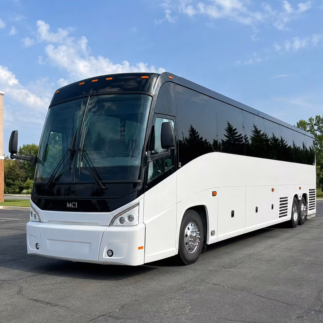 concord charter bus rental exterior