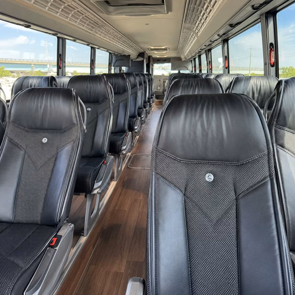 concord charter bus rental inside