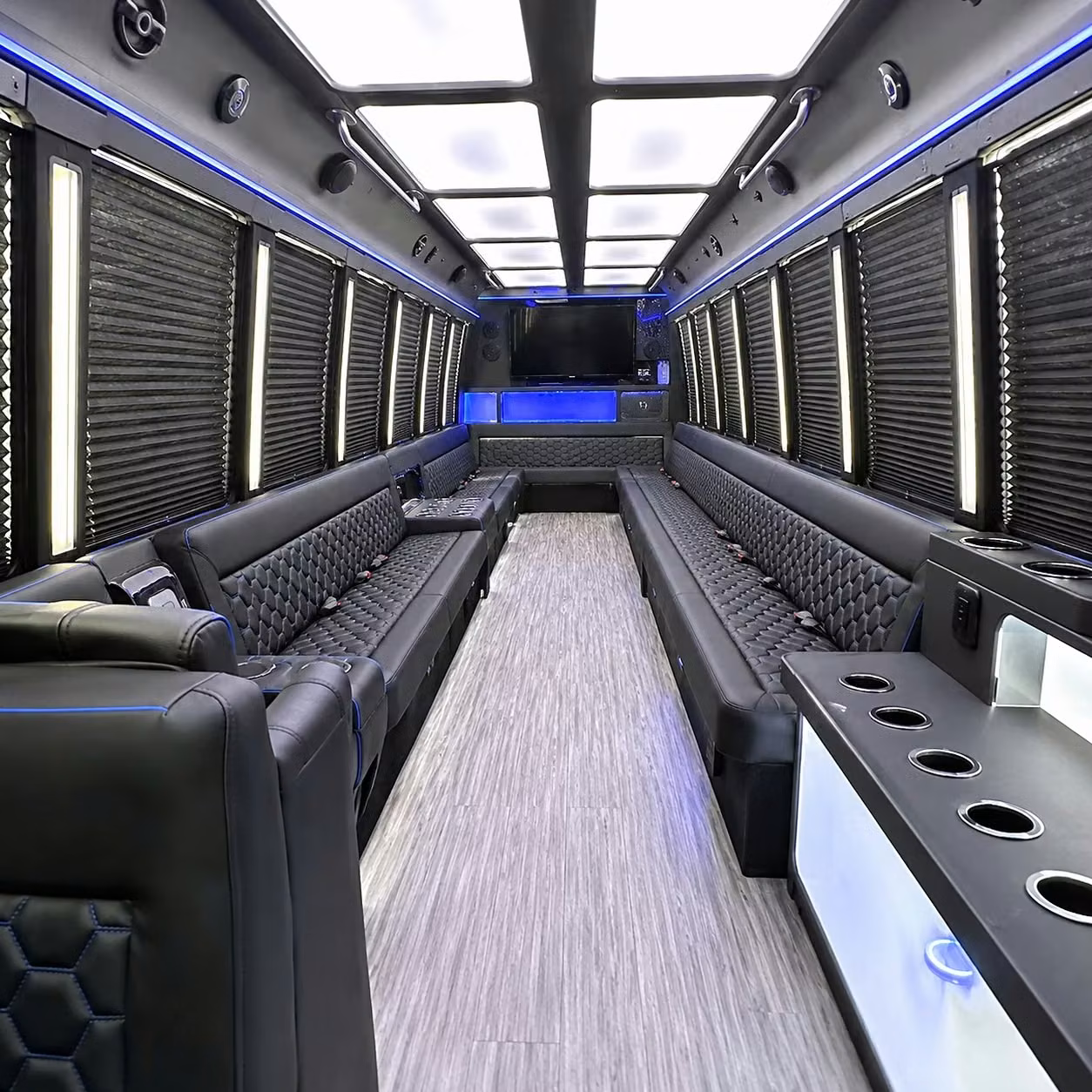 party bus interior